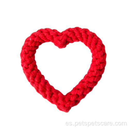 Rose Red Color Organic Cotton Dog Toys